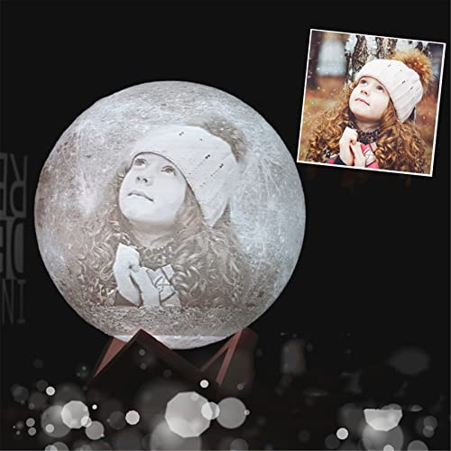 16 Farben Kundenspezifisches Foto Mond Lampe Nachtlampe 3D Mond Lampe Mondlicht LED LIGHT Mond Nachtlicht Lampe Mit fernbedienung Schlafzimmer Dekor USB Lade Stimmung Licht für Tragbare Nachtlampe