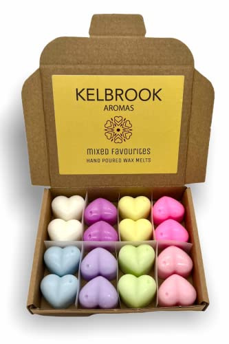 Wax Melts - Mixed Favourites | 16 Pack | Strong Scented | Made in the UK | Plastic Free | Vegan