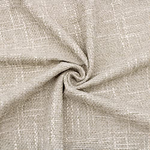 DESHOME Dubai 5 metri - Tessuto al metro per divani Stoffa al metro per tappezzeria divani, poltrone, cuscini, sedie, cuscini, arredo (Grigio beige)