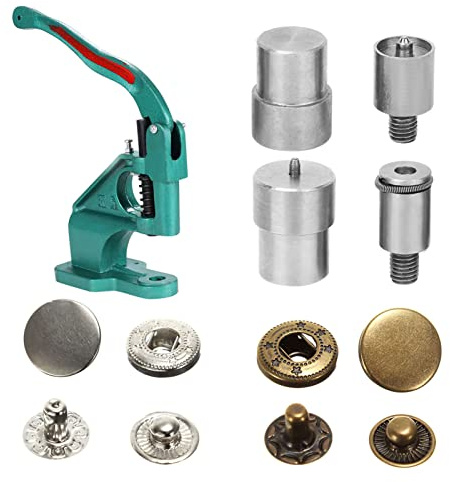 Kits de Repuesto de Acero Inoxidable con Molde de Botón a Presión de 4 Piezas para 831, Piezas de Máquina de Prensado Duraderas y Precisas, Aplicables para Botones de 12