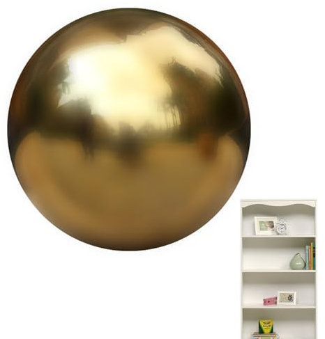 Acunny Boule en acier inoxydable poli miroir - Boule creuse réfléchissante - Boules de bassin flottantes - Sans couture - Boule décorative creuse - Pour jardin, extérieur - Décoration de rue