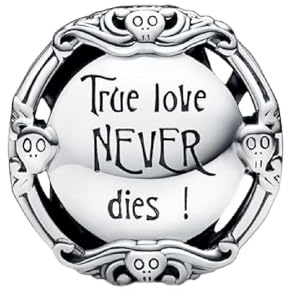 MSPOVOF Nightmare Before Natale Charms 925 Argento 5a Zirconia Ciondolo Bracciale Collana Compatibilità Donne Gioielli Regalo