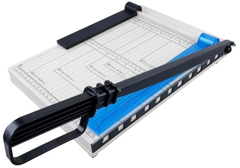 Papierschneider A4, Papierschneidemaschine A4, Papier Schneidebrett, Manuell Schneidemaschine, A4 Hebelschneider Papierschneider, 16 Blatt Schneidleistung, Für Cardstock, Karton, Kunsthandwerk, Pappe
