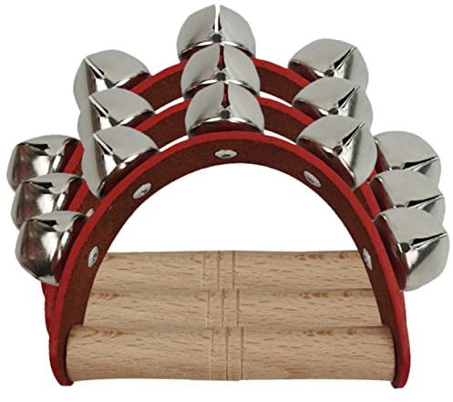 FRCOLOR 3pcs Handbell Rattles for Festivals Parties and Sensory Play Engaging Tambourine for Boys Sound and Fun Musical Props