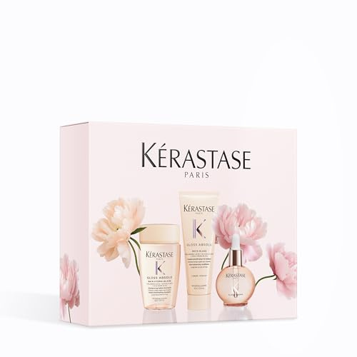 Kérastase Gloss Absolu Spring Coffret Cadeau pour Cheveux Longs Sujets aux Frisottis