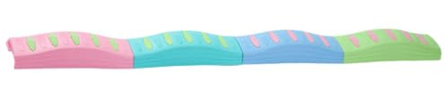 4 pièces poutre d'équilibre pour tout-petits 4 couleurs tremplins pour enfants planche d'équilibre en plastique antidérapant enfants tremplins jouet sensoriel équipement de jeu intérieur et exté