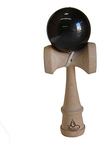 Jumbo Kendama Game, Metallic, Black