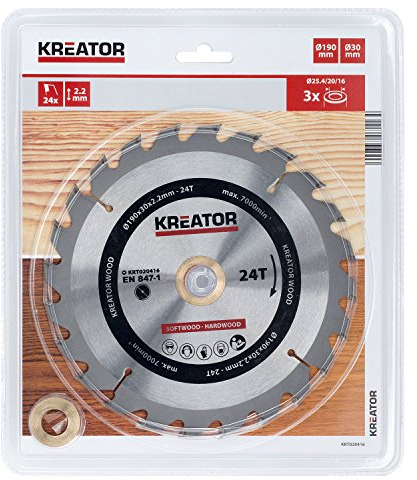KREATOR KRT020416 Wooden Saw Disc 190mm24d