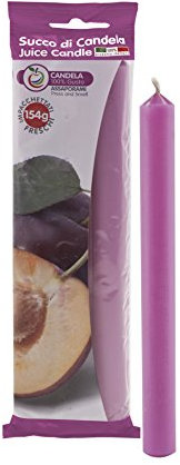 Cereria di Giorgio Succo Candele Profumate alla Frutta, Cera, Prugna, 1.9x1.9x20 cm