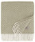 Linen & Cotton Warme Weiche Decke Wolldecke Wohndecke Kuscheldecke Sofia mit Fransen - 100% Reine Neuseeland Wolle, Beige (130 x 170 cm) Plaid Couch Sofa Bett Wohnzimmer Blanket Schurwolle Lammwolle