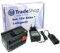 Trade-Shop 2in1 Set: Li-Ion Akku 18V / 3000mAh + Ladegerät inkl. Netzteil kompatibel mit Gardena 8839, 8839-U, 8839-20, 08839-20, 8839-00.701.00