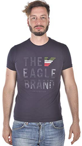 Emporio Armani Men's T-Shirt * - Blue - XL