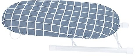 ABOOFAN Mini Ironing Board with Folding Design Compact Ironing Frame for Easy Storage Sturdy Steel Construction and Laptop Use Check