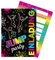 Limonia 12 Einladungskarten zum Kindergeburtstag Motto Jump-Party Trampolin neon Feier Fest Einladung Set Geburtstag Mädchen Kinder Jungs Jungen Boys Teenies Unisex