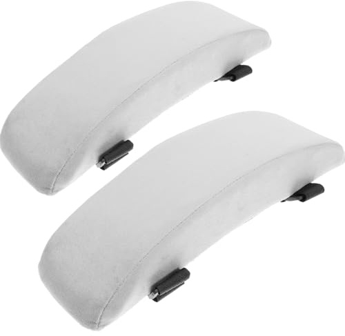 VILLCASE Office Chair Armrest Pads 2pcs – Memory Foam Elbow Support for Pressure Relief & Fatigue Reduction – for Office, Gaming Chairs, Wheelchairs