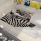 UERWOWELL Zebra Tierteppich Moderne waschbare Teppiche mit niedrigem Flor Leichte Flauschige, Bequeme rutschfeste Teppiche für das Kinderzimmer Spielzimmer 160 x 230cm