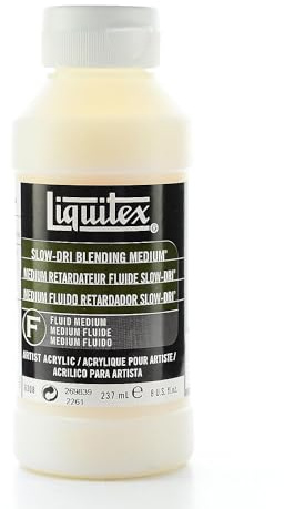 Liquitex Additif - Médium Retardateur Fluide Slow Dri Flacon 237ml