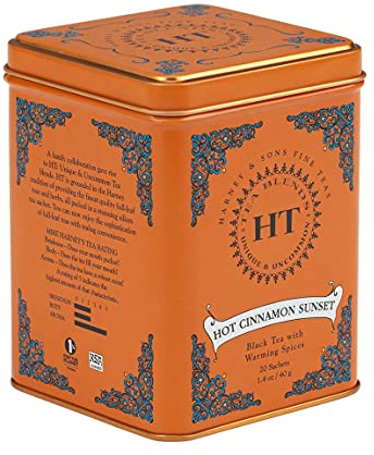 Harney & Sons Black Tea Hot Cinnamon Sunset -- 20 Tea Bags