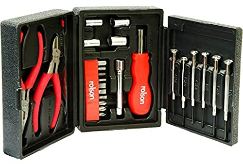 Rolson 36039 25 pc Mini Tri Fold Tool Kit