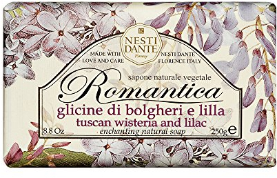 Nesti Dante Romantica Wisteria and Lilac, Pack of 3 x Soap 250 g