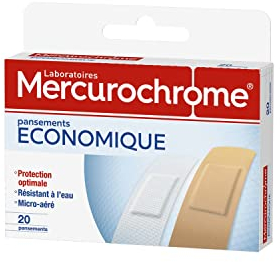 Mercurochrome Bande en tissu spécial mouvements Mercurochrome - x5