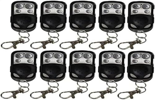 GC GLOBALCOMMERCE Telecomando per cancello automatico universale a 433,92 MHz Nice, 10 telecomandi