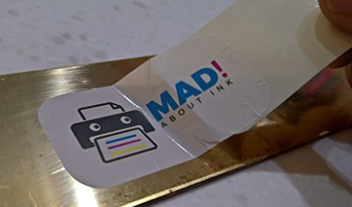 Madaboutink Vit vattenrutschkana överföringspapper för bläckstråleskrivare 10 x A4-ark