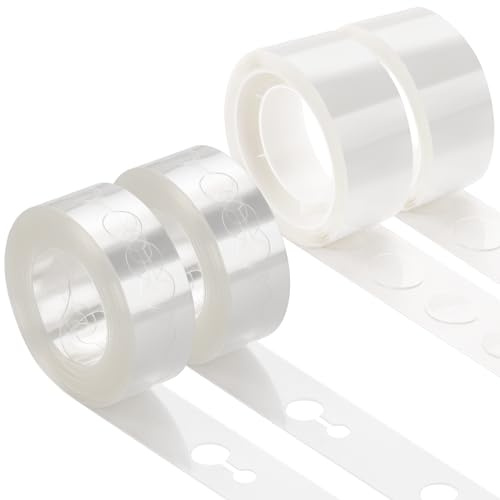 KICNIC Balloon Arch Strip Kit for Garland, 32.8 Feet Balloon Tape Strips and 200 Glue Point Dot Stickers for Party Wedding Birthday Baby Shower Graduation Decorations