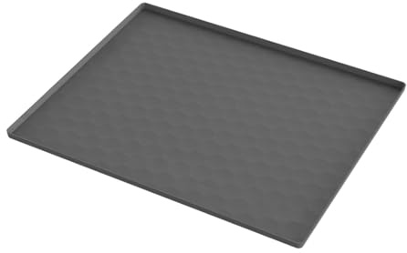 MagiDeal Mini tapis de sol de réfrigérateur, plateau d'égouttement du congélateur, accessoires d'appareils, mini-ganoux de réfrigérateur, tapis de sol, Gris 60x50cm