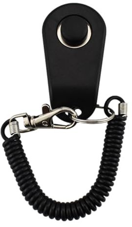 Clicker de dressage de chien – Clicker interactif de dressage de chien, Clicker pour animaux de compagnie avec dragonne | Clicker adapté aux animaux de compagnie avec un design ergonomique, un clicker