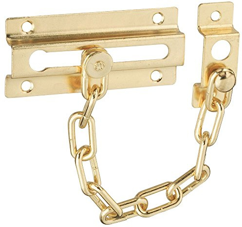 National Hardware N183-590 V807 Door Chain in Brass,1/2 x 6