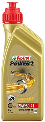 Castrol OLIO MOTORE LUBRIFICANTE POWER 1 4T 20W-50 1L