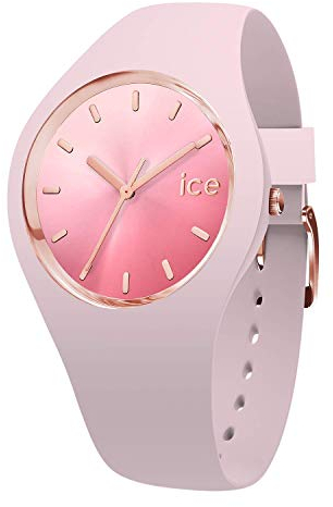 Ice-Watch - ICE sunset Pink - Rosa Damenuhr mit Silikonarmband - 015747 (Medium)