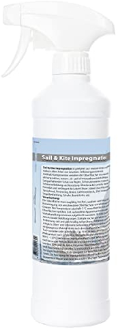 Sail & Kite Impregnation | wasserdichte Imprägnierung für Persenning, Segelkleidung und zur Stärkung von Alten Segeln | Für alle Gewebearten (0,5 Liter für ca. 5-7 m²)
