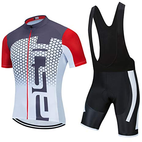 Ensemble de maillot de cyclisme pour homme, shorts à bretelles d’été pour garçons, combinaisons de vélo de montagne, ensemble de vêtements de cyclisme respirant pour la pratique du vélo…, 44, XL