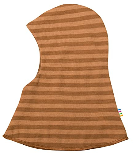 Joha Baby Kinder Jungen Mädchen Schalmütze Merino-Wolle, Größe:45, Farbe:Copper Stripe