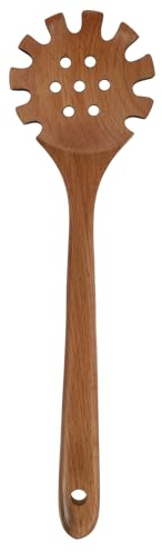 Hochwertiger Holz Nudellöffel Mit Langen Griff Effizientes Nudelsieb Für Spaghetti Und Teigwaren Praktisches Küchenutensil Mit Aufhängeloch