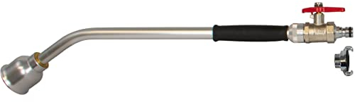 GK/S 400 Pistola da giardino professionale | Irrigatore | Doccia da giardino | Lancia da irrigazione | Completamente in metallo | Raccordo a innesto e giunto a griffe