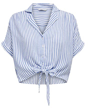 Onlpaula Life S/S Tie Shirt WVN Noos