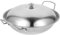 UPKOCH 1 set 9Inch Induction Non stick Hot Pot with Lid Stainless Steel Dry Pot Cooking Pot Household Kitchen Suitable All Hobs Induction Cooktops