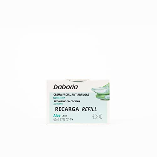 Babaria - Crema Antiarrugas Mujer Y Hombre Con Aloe Vera | Crema Hidratante Facial 50ml | Con Vitamina C