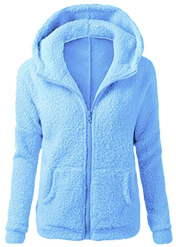 2025 Chaquetas de Felpa Suave para Mujer Cálida Cremallera Abrigo con Capucha Casual Suéter Ligero y Cómodo Sweatshirt Hoodie Talla Grande Rapa Mjuer Invierno Blusas Tops Cazadora Jersey