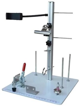Jieotwice Soporte de Cuerda Trenzada con Borlas Hecha a Mano, Banco de Trabajo, Cadena de Cordón de Mano, Collar, Herramienta de Anudado Trenzado, Ayuda Multifuncional Ajustable