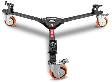 PROAIM D-33 Carrello treppiede per fotocamera portatile per bracci/gru video. Carrello da pavimento a tre gambe per impieghi gravosi. Carico utile: 400 kg/880 libbre (D-33)