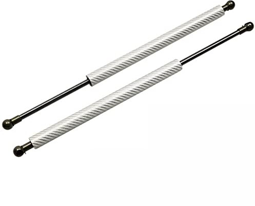 ZSQGHGH Resorte de Gas para Daewoo para Lanos (Klat) 1997 Auto Gas Spring Struts Prop Amortiguador Cargado por Gas Bota Trasera 1 Par Muelle Neumático(Plata)