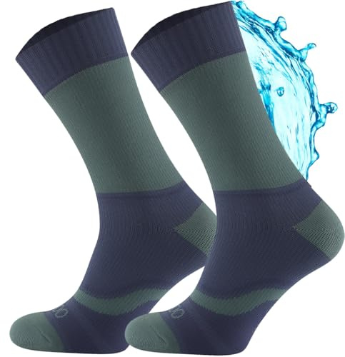 TODO Calzini impermeabili Uomo con Mambrane. Calzini da trekking impermeabili Calzini impermeabili Blue Perlolio 43-46