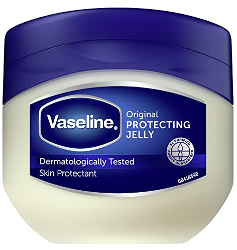 Vaseline Original Protecting Jelly con gelatina di petrolio per pelli danneggiate e secche dermatologicamente testata, 100 ml, 1 pezzo