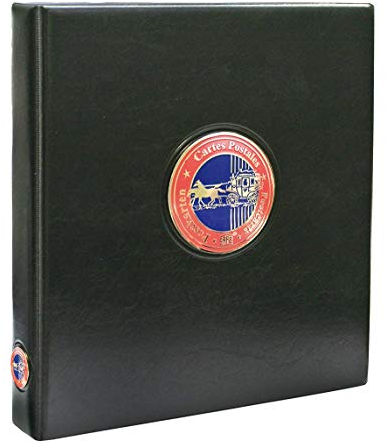 Premium Album per cartoline con 20 fogli trasparenti per 40 o 80 cartoline | 235 x 265 x 45 mm