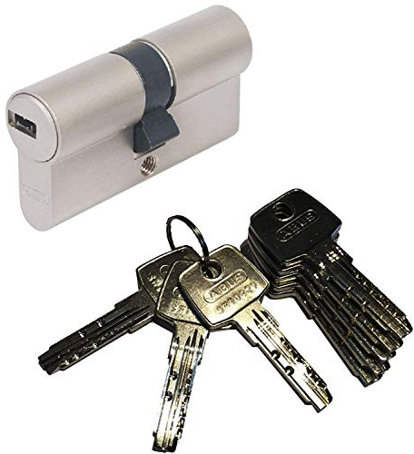 ABUS EC550 Profil-Doppelzylinder Länge (a/b) 28/34mm (c=62mm) mit 8 Schlüssel