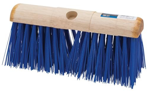 Draper 330mm Saddleback Broom Head | Heavy Duty Hard Floor Cleaning Hand Tool | Sweeping Brush | Outdoor Yard and Indoor | 43778